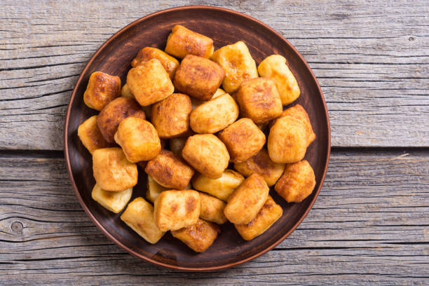 istock Homemade fried potatoes gnocchi 1007458032