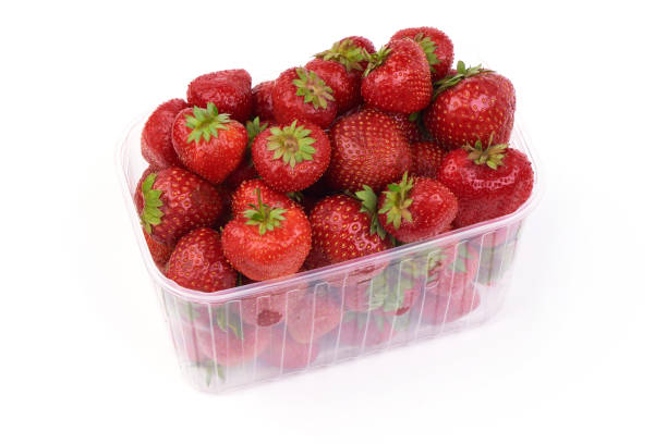 istock Juicy ripe red strawberry, isolated on white background. Close-up. 1007474328