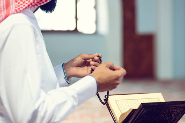 istock Religious Muslim man praying inside the mosque 1007485866