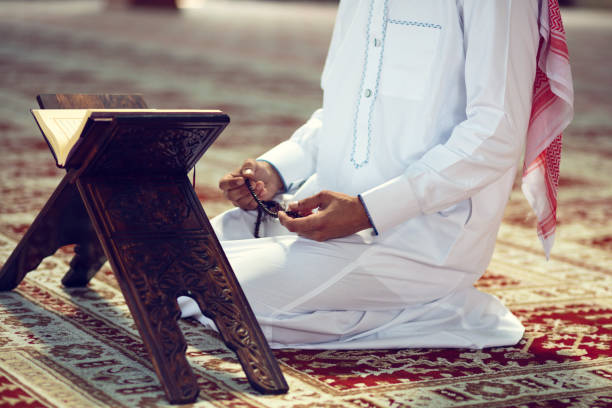 istock Religious Muslim man praying inside the mosque 1007488468
