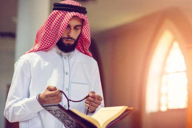 istock Religious Muslim man praying inside the mosque 1007492212