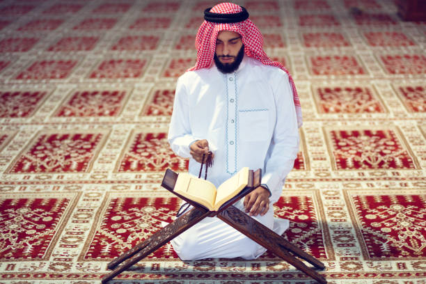 istock Religious Muslim man praying inside the mosque 1007498598