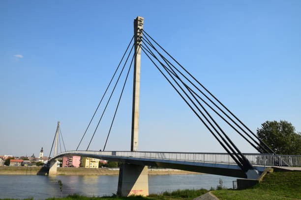 istock Bridge for pedestrians and cyclists 1007513884