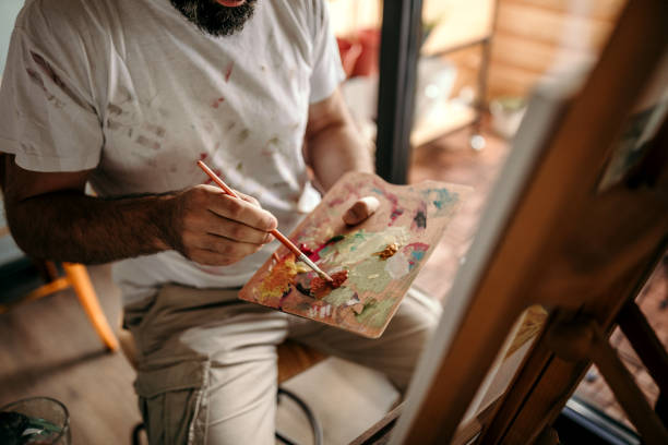 istock I'm thinking with my paint brush 1007551316