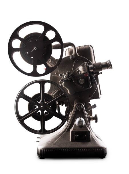 istock Movie projector isolated on white background 1007559278