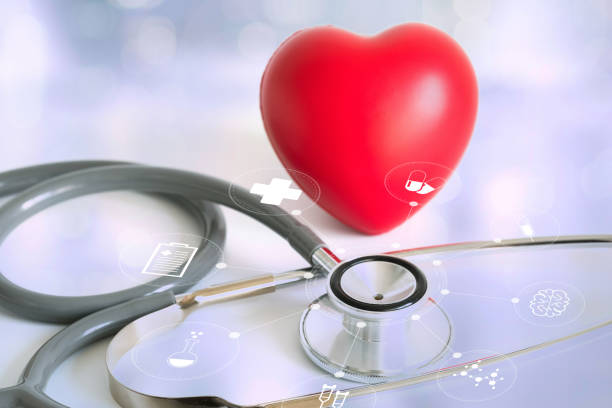 istock modern  stethoscope medical network connection Healthcare technology network analysis concept 1007590752