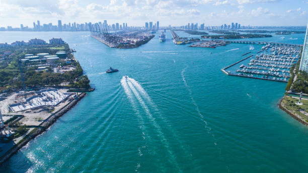 South Beach Miami Aerial View
