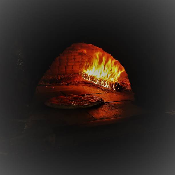 traditional and best-selling mozzarella pizza in the city of são paulo baked in the wood-fired oven
