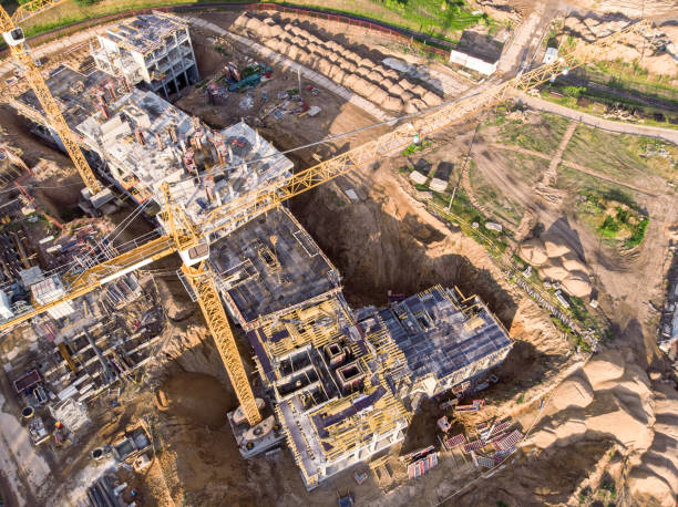 istock busy building site with construction machinery 1007613134