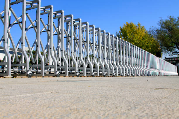 istock Electric fence door 1007619308