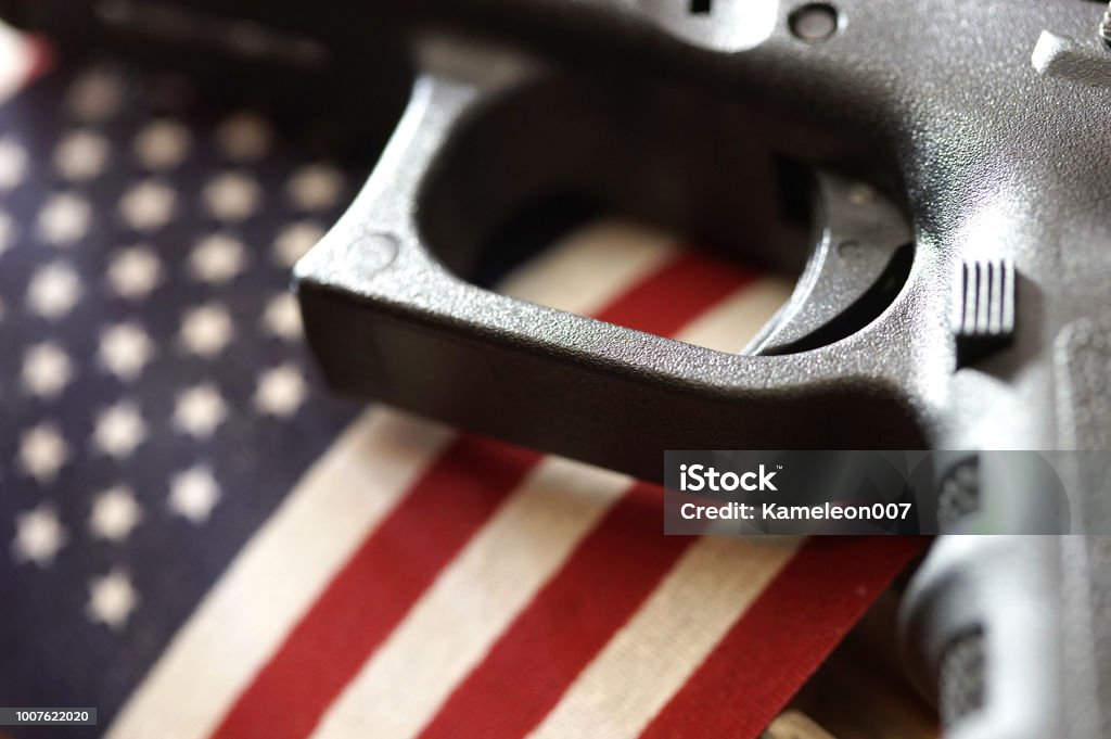 Gun close up shot of a gun Gun Stock Photo
