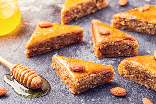 istock Homemade baklava with nuts and honey 1007624516