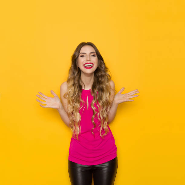 istock Happy Young Woman Is Cheering And Gesturing 1007661694