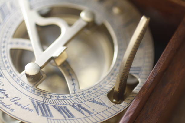 istock close up of antique brass nautical compass 1007665180