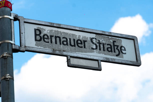 istock Bernauer Strasse street name sign in Berlin, Germany 1007665718