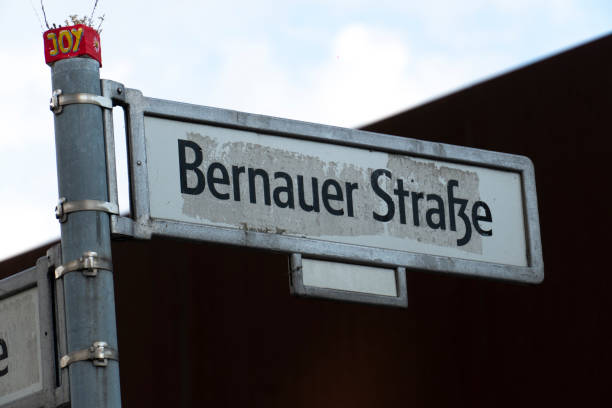 istock Bernauer Strasse street name sign in Berlin, Germany 1007665818