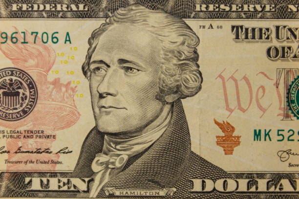 istock Macro shot of ten dollars banknote 1007672646
