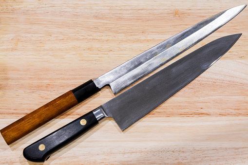Chef knife isolated