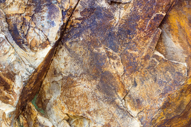 istock Brown stone texture. Rock formation mountain Spain 1007705490