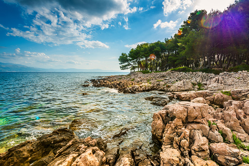 Beach of Island Brac, Croatia