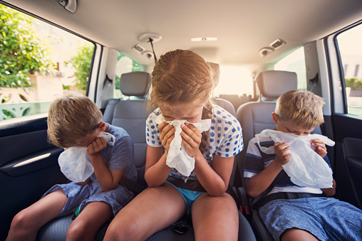Nightmare trip with three kids. After few quick turn all three kids getting severe car sickness attack.
Nikon D810
