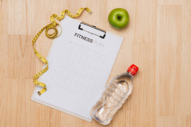 istock Workout and fitness dieting,Planning control diet concept. 1007710312