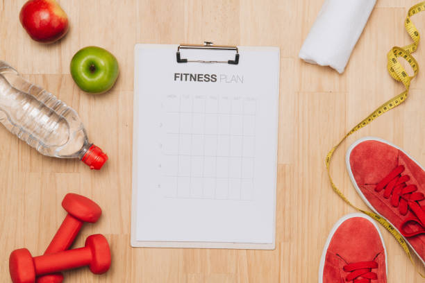 istock Workout and fitness dieting,Planning control diet concept. 1007713688