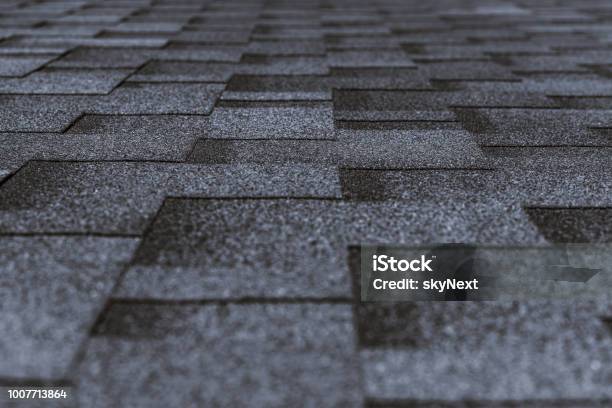 Soft Roofing On The Top Of The Building Stock Photo - Download Image Now - Rooftop, Roof Tile, Textured