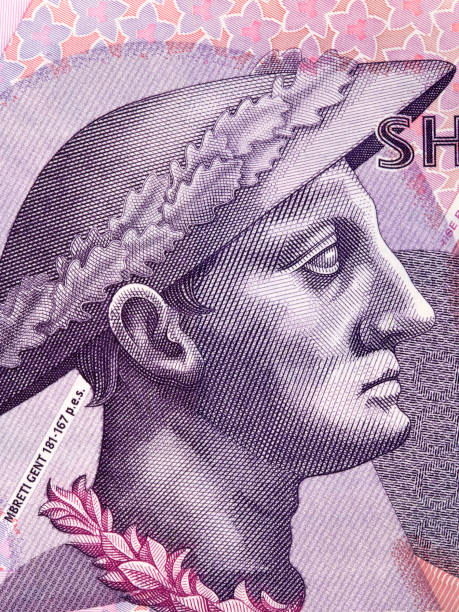 istock Gentius portrait from Albanian money 1007720346