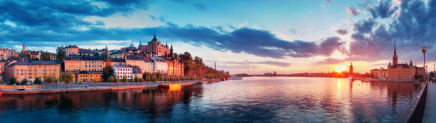 istock Stockholm at night in summer 1007736516