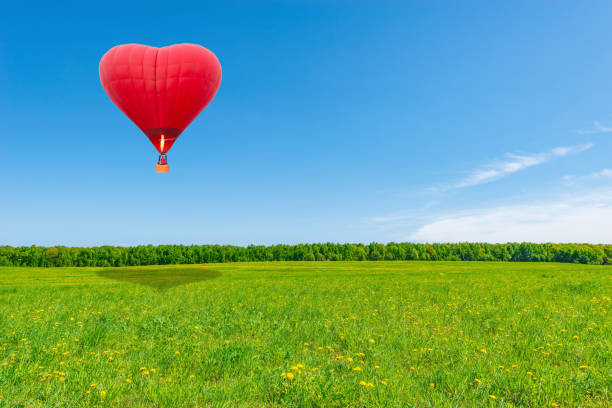 istock Red hot air balloon. 1007763890