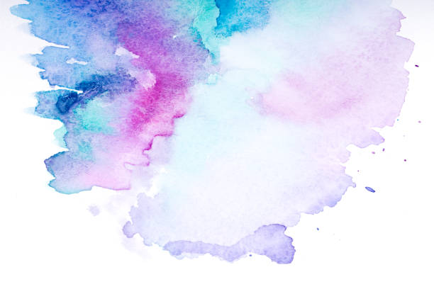 istock colorful watercolor background. hand painted by brush 1007776806