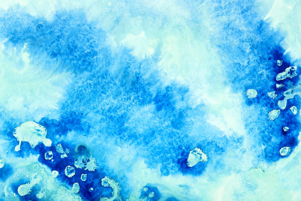 istock Blue watercolor background for textures and backgrounds 1007777146