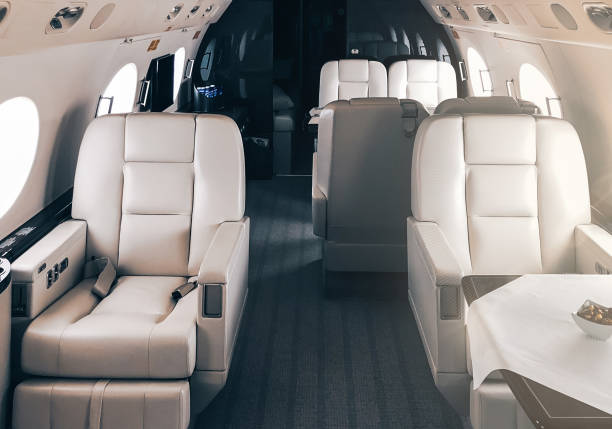 istock Interior of a private luxury jet 1007777432