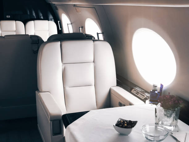 istock Interior of a private luxury jet 1007777818