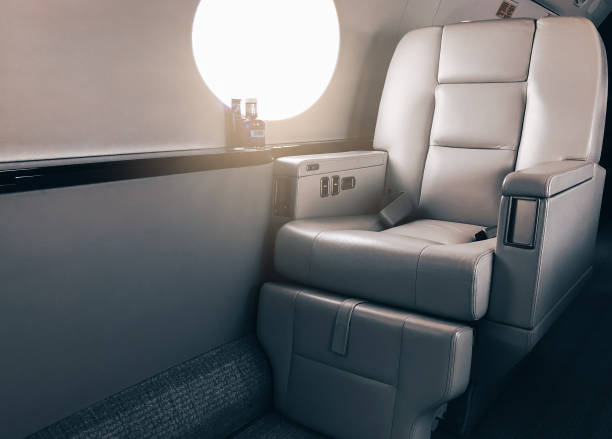 istock Interior of a private luxury jet 1007778640