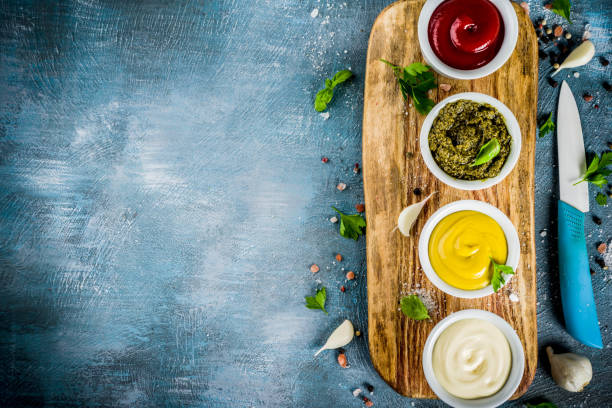 istock Set of classic sauces and spices 1007790728