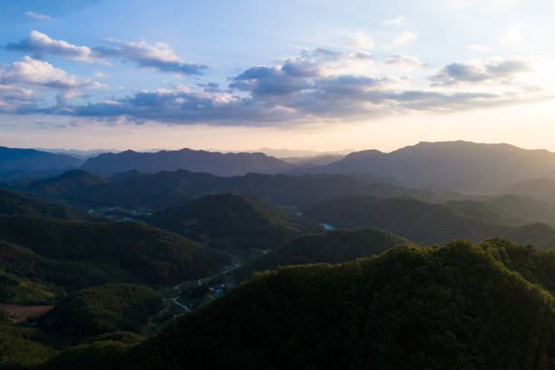istock Yeongwol Village Taebaek Mountains 1007794792