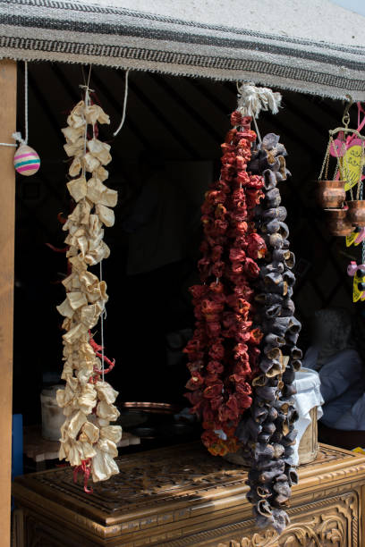 istock Dried peppers and aubergines and colourful spices 1007795174