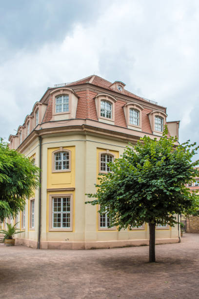 istock Large house on the corner seen from public street 1007802140