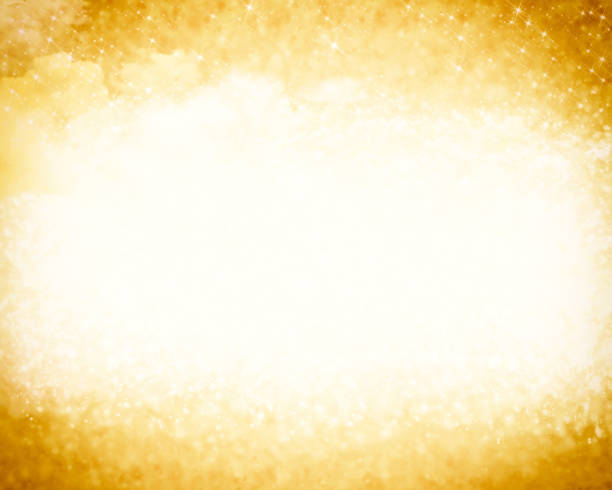 istock Background for the text, Flickering heaven, gold 1007820908