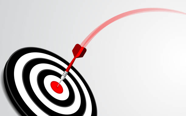 istock Darts target isolated vector. Shooting target in the center. Success business solutions concept. 1007829944