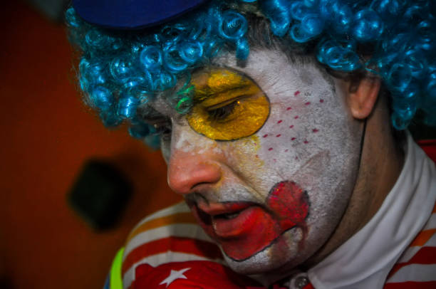 istock Clown - Clown on a child's birthday 1007832824