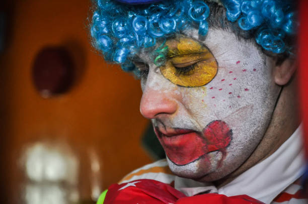 istock Clown - Clown on a child's birthday 1007832844