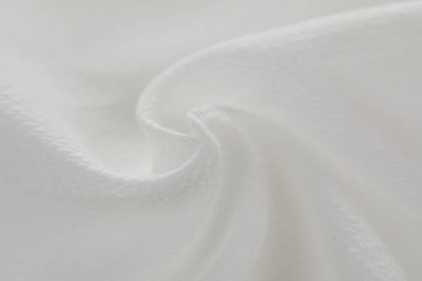 istock Blank white restaurant napkin mock up, isolated. Clear folded textile towel mockup design template. Cafe branding identity clean overlay for logotype design. Cotton cloth kitchen tissue towel. 1007833326
