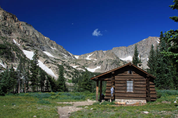 istock Ranger cabin at a mountain lake 1007833334