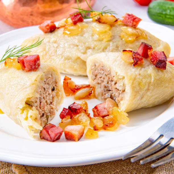 istock Rustic Cepelinai, a specialty Lithuanian and Polish cuisine. 1007834248