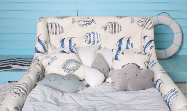 istock bedroom children's style sea blue background 1007835924