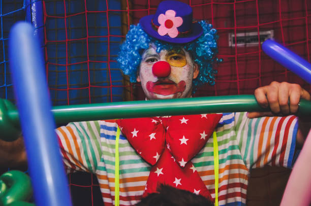 istock Clown - Clown on a child's birthday 1007839748