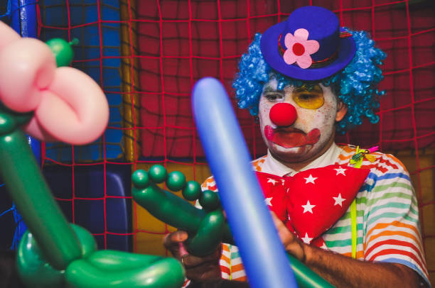 istock Clown - Clown on a child's birthday 1007839792